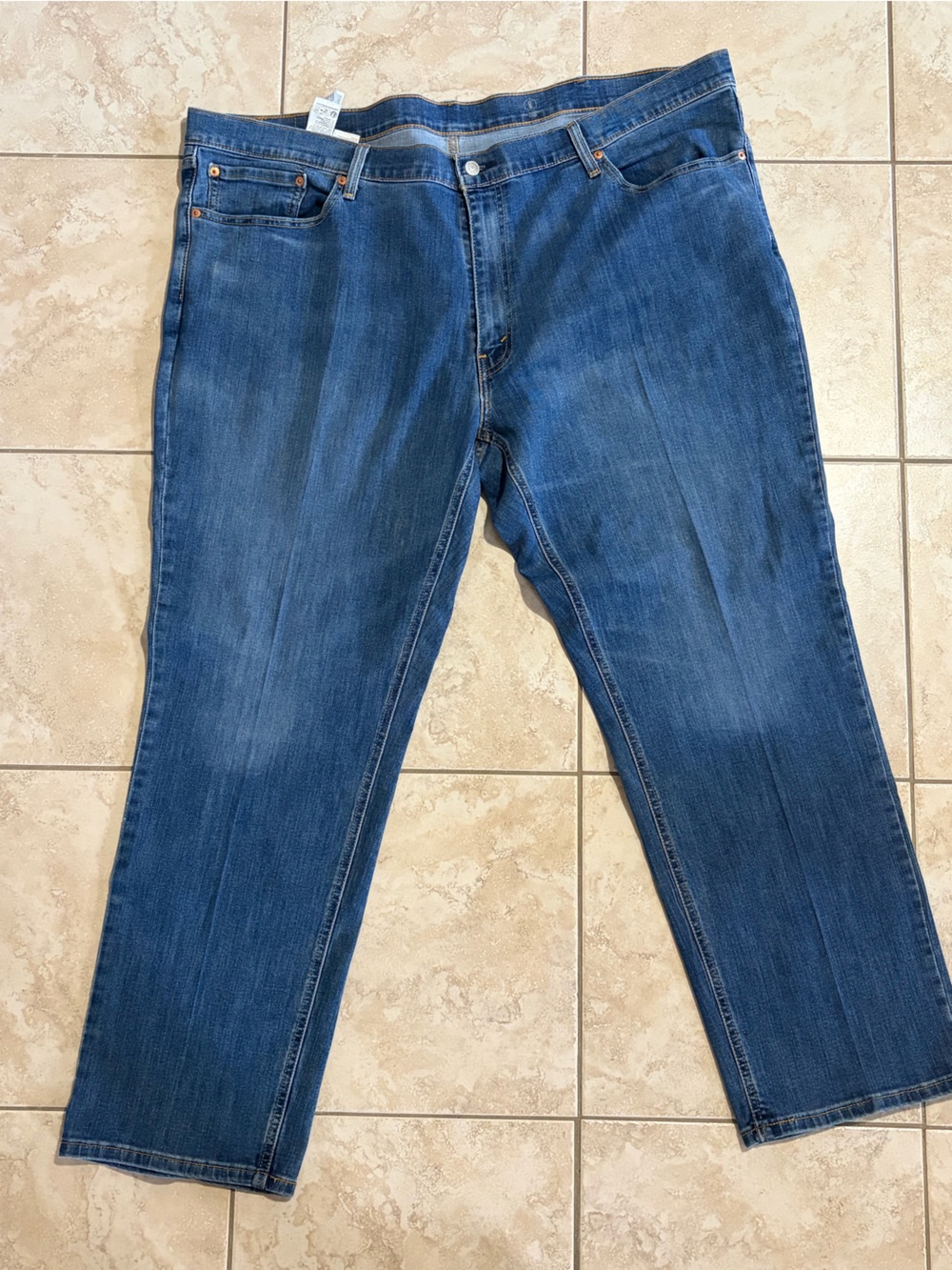 Classic Men’s Blue Denim Jeans